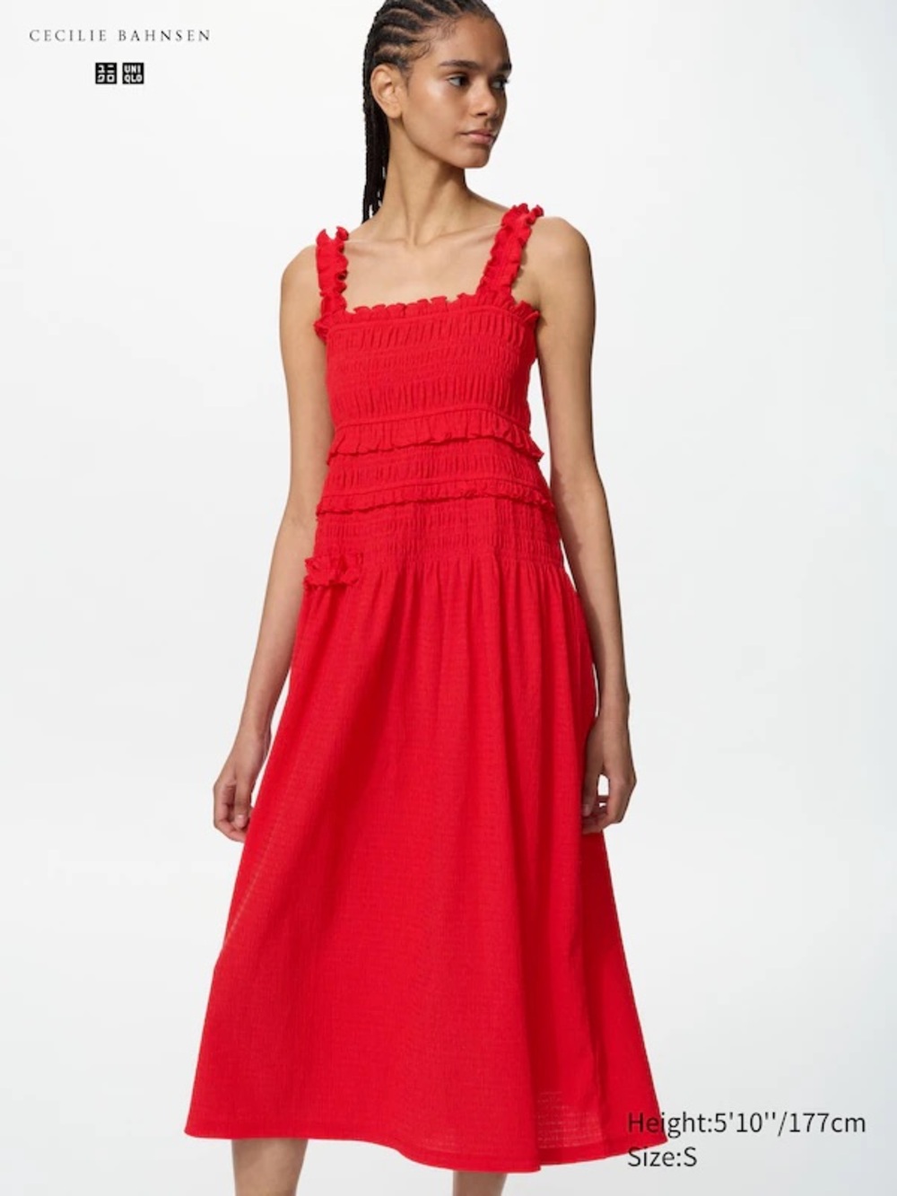UNIQLO x Cecilie Bahnsen Shirring Dress